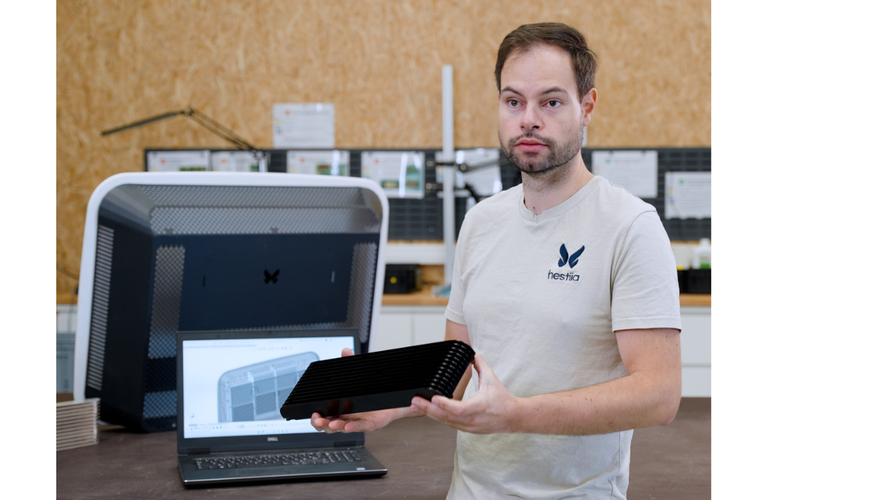 Hestiia - green tech' made with solidworks