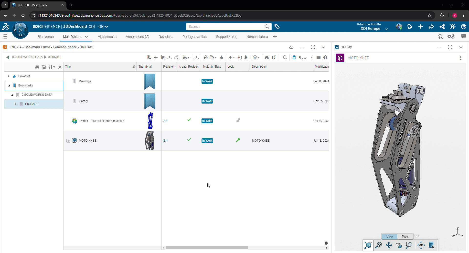 Exportar desde favoritos